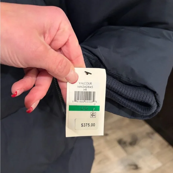 Andrew Marc Navy Puffer Jacket - Picture 2 of 5